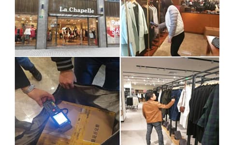 RFID手持機(jī)用于服裝智慧門店